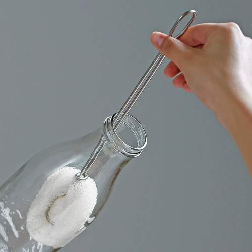 Поролоновый ершик для бутылочки, стакан, щетка, длинная сменная ручка