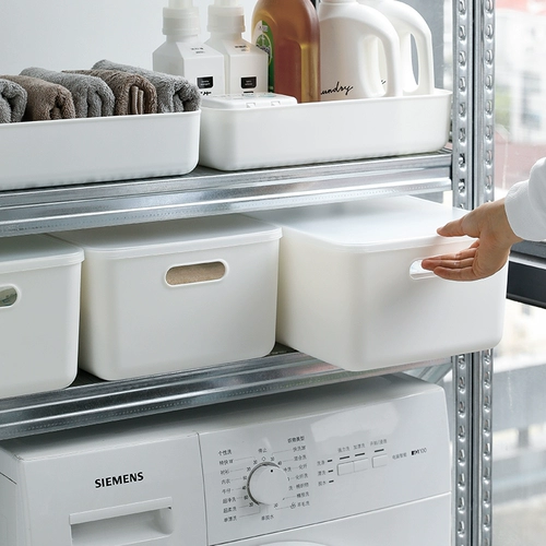 Японская настольная пластиковая коробка для хранения, ящик для хранения