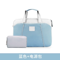 Синяя портативная лестница, вместительный и большой чемодан, блок питания