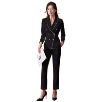 High-end professional suit for women hotel front desk jewelry store beautician beauty salon work clothes manager sales department formal wear