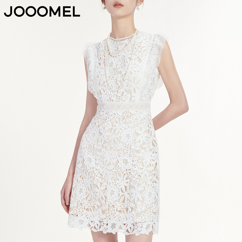 Jooomel Summer French Retro Lace Dress, Exquisitely Crafted, Slimming and Elegant Mid-Length Dress Jooomel Summer French Retro Lace Dress, Exquisitely Crafted, Slimming and Elegant Mid-Length Dress