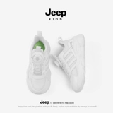 Jeep, детская белая обувь, белая летняя спортивная обувь для мальчиков