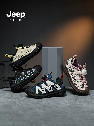 Jeep, нескользящая спортивная обувь для мальчиков, детские альпинистские туфли, осенняя, тренд сезона
