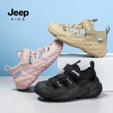 Jeep, черные сандалии для мальчиков, летняя сумка для обуви, спортивная детская обувь, туфли, мягкая подошва