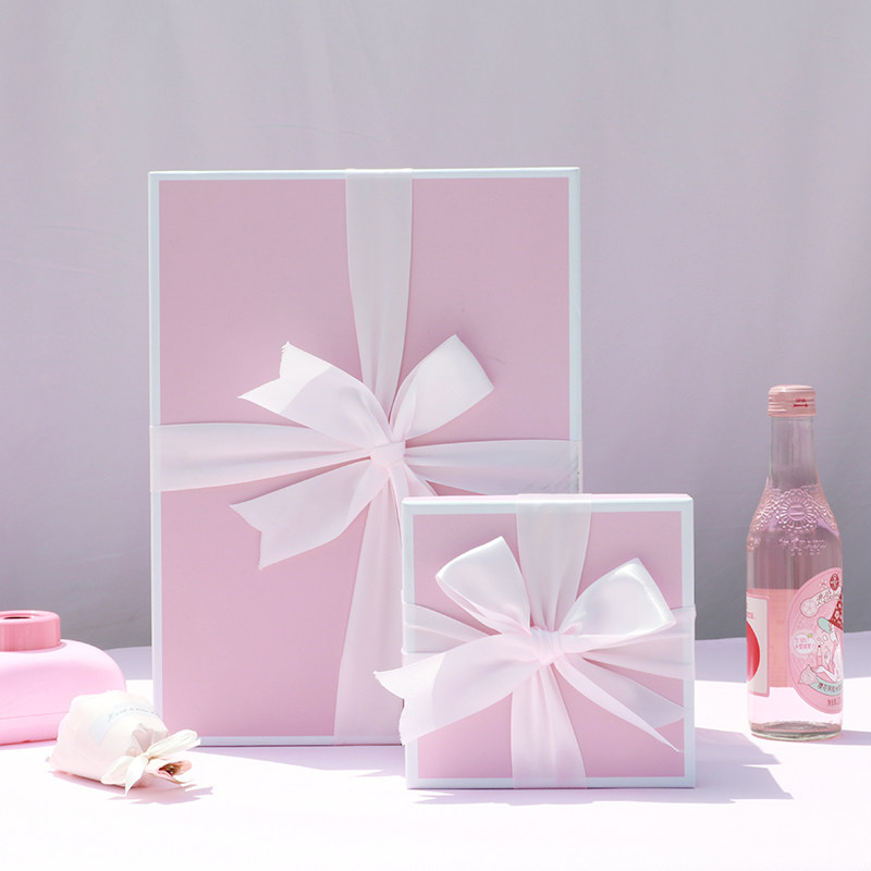 Gift box ins gift box wrapping box large birthday gift box empty box premium souvenir box Christmas gift box