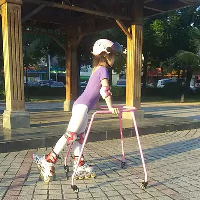 Roller skating auxiliary artifact Skating shoes protective shelf Children's skating anti-fall learning roller skating booster Roller skates protective gear