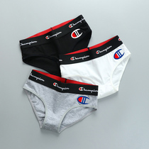 3 Tide Cards Lady Pure Cotton Triangle Pants Tpants Les Handsome T Neutral Pants Head Pure Color Sport Wide Side Large Size Underpants