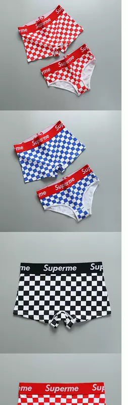 sịp Cotton nguyên chất quần lót boxer les đẹp trai t tam giác quần short thể thao rộng vành kích thước lớn thể thao bốn góc thoáng khí đáy kẻ sọc in quần lót nam cotton