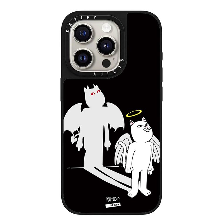 iPhone17 CASSETIFY ケース RIPNDIP Ripndip Lord Nermal Devil Cat Alien Trendy Fashionable Phone Case