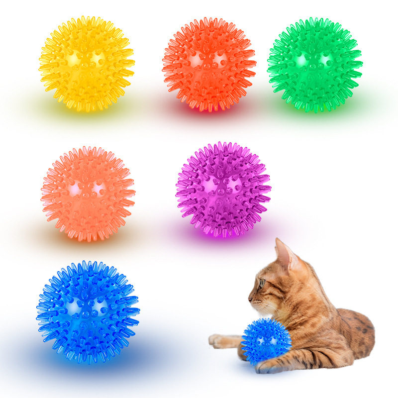 🔥狗狗拆家终结者!这款发光刺球让比熊泰迪玩到忘记拆沙发!🐶 -橡胶球-淘宝好物网