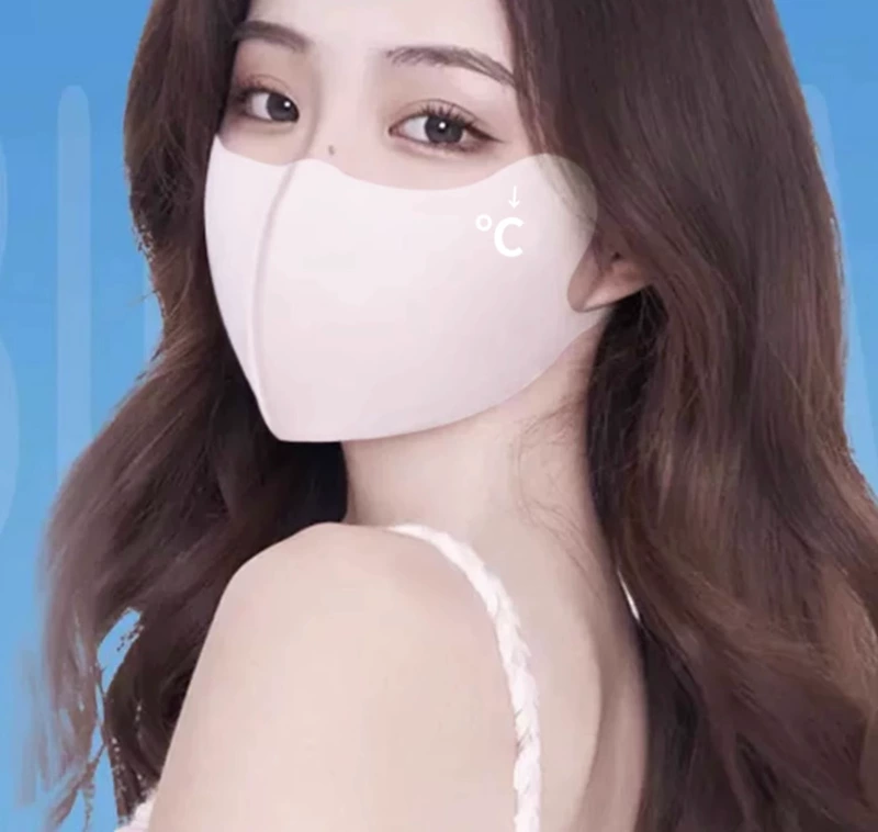 Mặt nạ chống nắng băng UPF50+ bảo vệ mắt chống tia cực tím cho phụ nữ che nắng mặt nạ lụa băng có giá trị cao có thể giặt được khẩu trang ninja khẩu trang n95