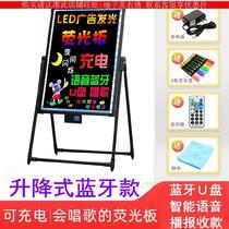 Menu display card cafeteria small number mobile 2020 luminous door price table shelf for active portable medecor shop