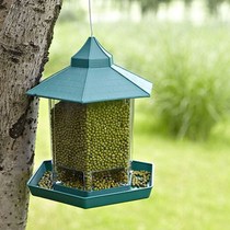 Outdoor small feeder suspended rhombus hanging waterproof sloth with bird feeder Mercy busch bird cannibals box