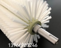 Sand screening machine brush Industrial nylon hollow round roller brush Brick machine brush cylinder Dust removal cleaning machine brush roller