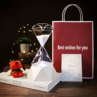 Алмазные песочные часы сопровождают спальные огни [изысканная упаковка]