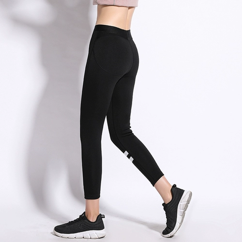 Летний спортивный комплект, утягивающий пояс на талию для похудения для йоги, штаны, высокая талия