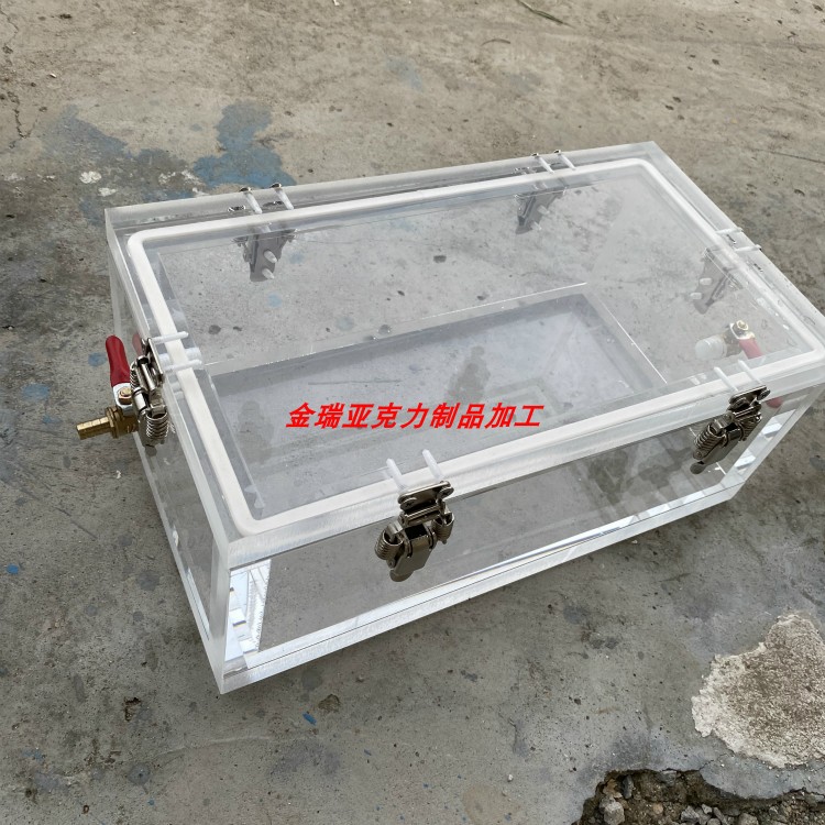 High transparent plexiglass acrylic box seal box fish tank water tank oil tank square acrylic sink nitrogen gas tank