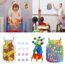 1Set Kids Reward Jar with Donut Classroom Reward Wooden