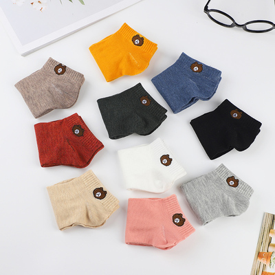 【10双】纯棉短袜浅口透气全棉薄袜