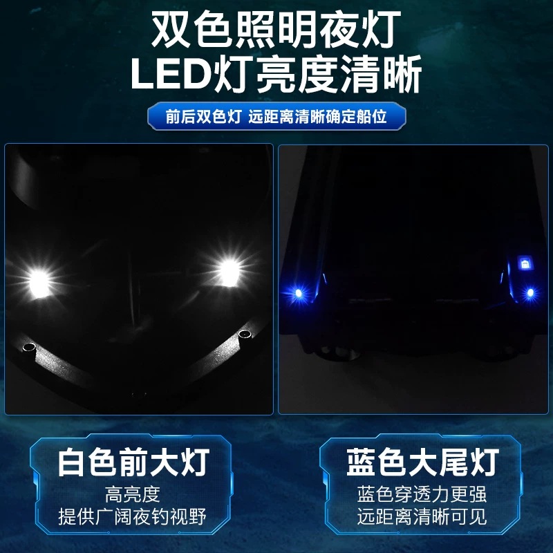 即创 Nesting ship GPS positioning automatic return remote control boat fishing hook hook remote shot net high -power fish detector