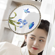Fan Chinese style ancient style Shu embroidery hand embroidery home decoration crafts ornaments high-grade gift gifts