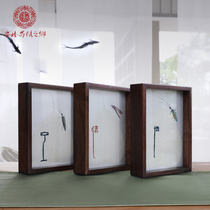 Simple Chinese style craft gifts Shu embroidery pure hand double-sided embroidery ornaments home accessories Sichuan characteristics intangible cultural heritage