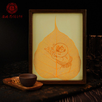 Buddhist theme Shu embroidery craft gift non-heritage pure hand embroidery double-sided ornaments home ritual Buddha equipment supplies