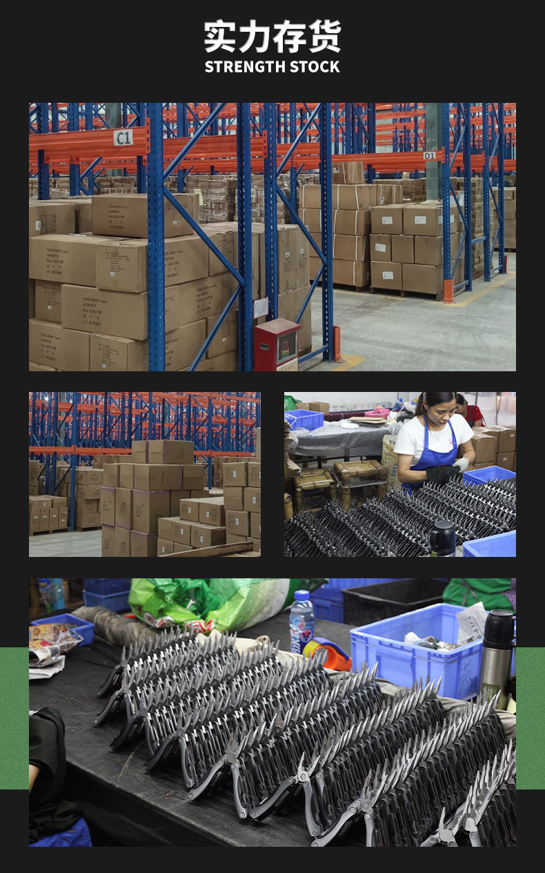 Многофункциональные плоскогубцы 钳钳子多功能钳可携式不锈钢精冲户外野营多用礼品家用组合钳子