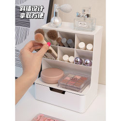 Makeup brush storage box, drawer cabinet, desktop dressing table, skin care product, perfume, eye shadow, lipstick tube, organizer box, storage rack