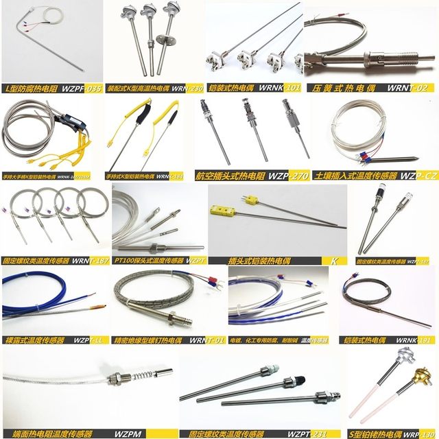 K-type thermocouple ຫຸ້ມເກາະ WRNK-191 ເຊັນເຊີອຸນຫະພູມ probe ງໍ Pt100 ຄວາມແມ່ນຍໍາສູງເຄື່ອງກວດຄວາມຕ້ານທານຄວາມຮ້ອນ