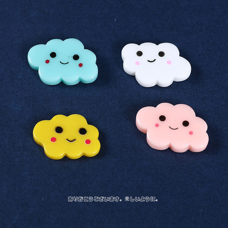 Simulation cartoon cute personality cloud miniature miniature model micro landscape scene creative decorative patch small items