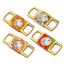 Cuban cigar scissors imported from Germany with double-edged blades sharp and smooth portable cigar pliers gift box