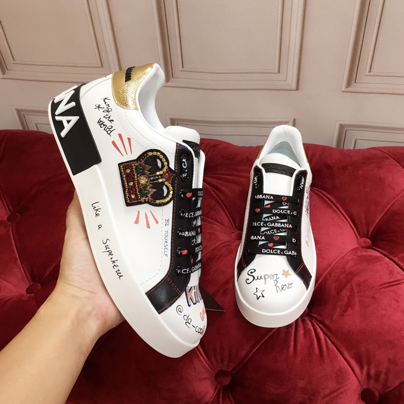 2020 autumn women's shoes leather personality fashion small white shoes women graffiti love diamond pattern casual shoes women