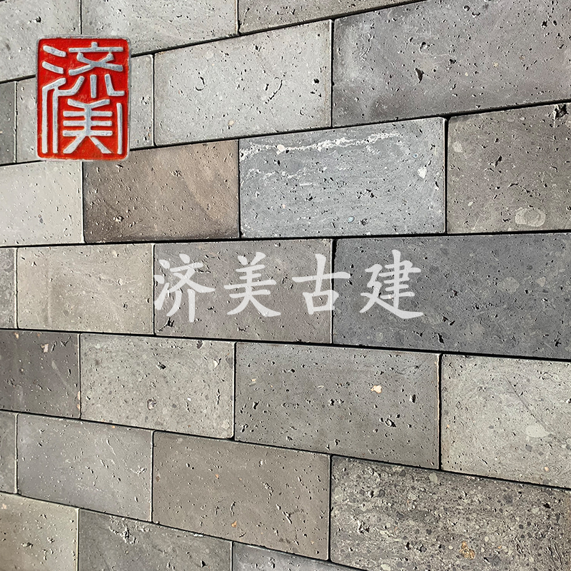 Ancient Building Green Brick Floor Tiles, Antique Small Strips of Bricks, Wall Bricks, Wall-Mounted Floor Clay Tiles, Courtyard Green Bricks, Non-Slip