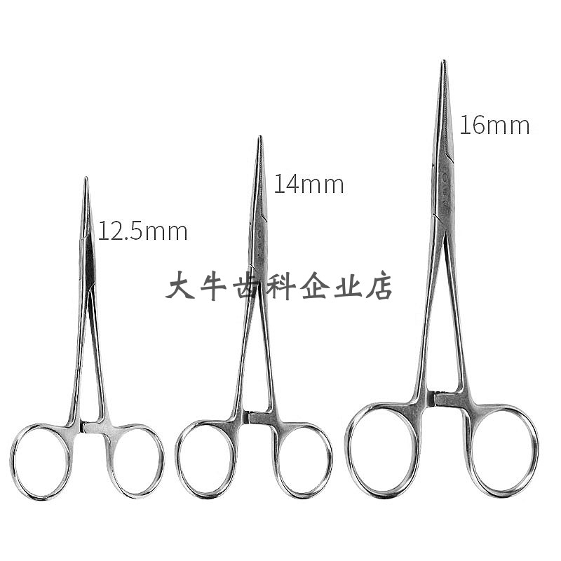 牙科持针钳夹针器外科手术缝合器械不锈钢粗细针牙科双眼皮持针器