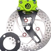 A set of electric car disc brakes modified crab rear calipers small aircraft noise small disc brake discs small aircraft crabs