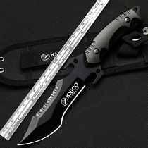 Wild Han Survival Outdoor Small Knife Tritium Gas Cutter Anti-Hull Military Knife Special Soldier Field Courtside Retired Special Battle Straight Knife