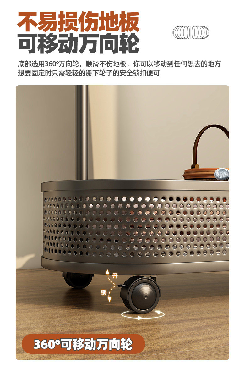 Вешалка 速立普中古风衣帽架衣服收纳层架客厅阳台晾衣架家用卧室落地挂衣架 Shulipu