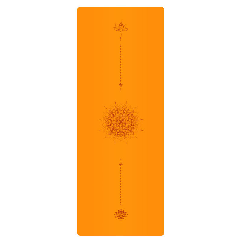 5mm microblemishes day not downfall body bit line anti-slip natural rubber PU native yoga mat rubber customisation