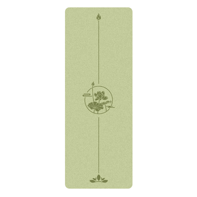 Brand new upgrade generation abrasion resistant PU natural rubber anti-slip sweaty sweaty yoga mat fitness mat-making