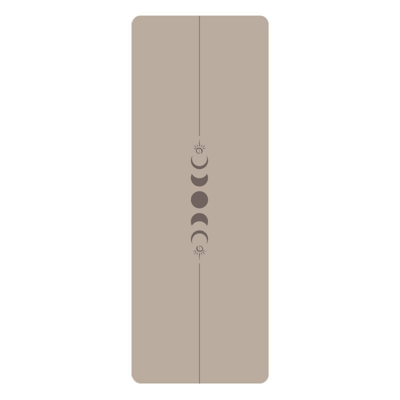 Special price PU micro-defect 5mm natural non-slip rubber local tyrant yoga mat custom sports fitness dance mat