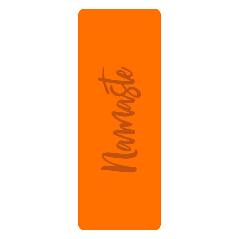 Special defective namaste edition 5mm natural rubber yoga mat PU sports dance nouveau riche mat custom