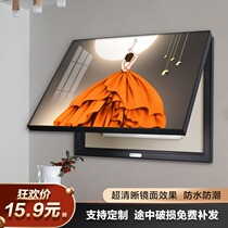 Minimalist modern electric meter box decoration painting free of punching living room light and luxurious power box power box sheltering hanging picture Beauty