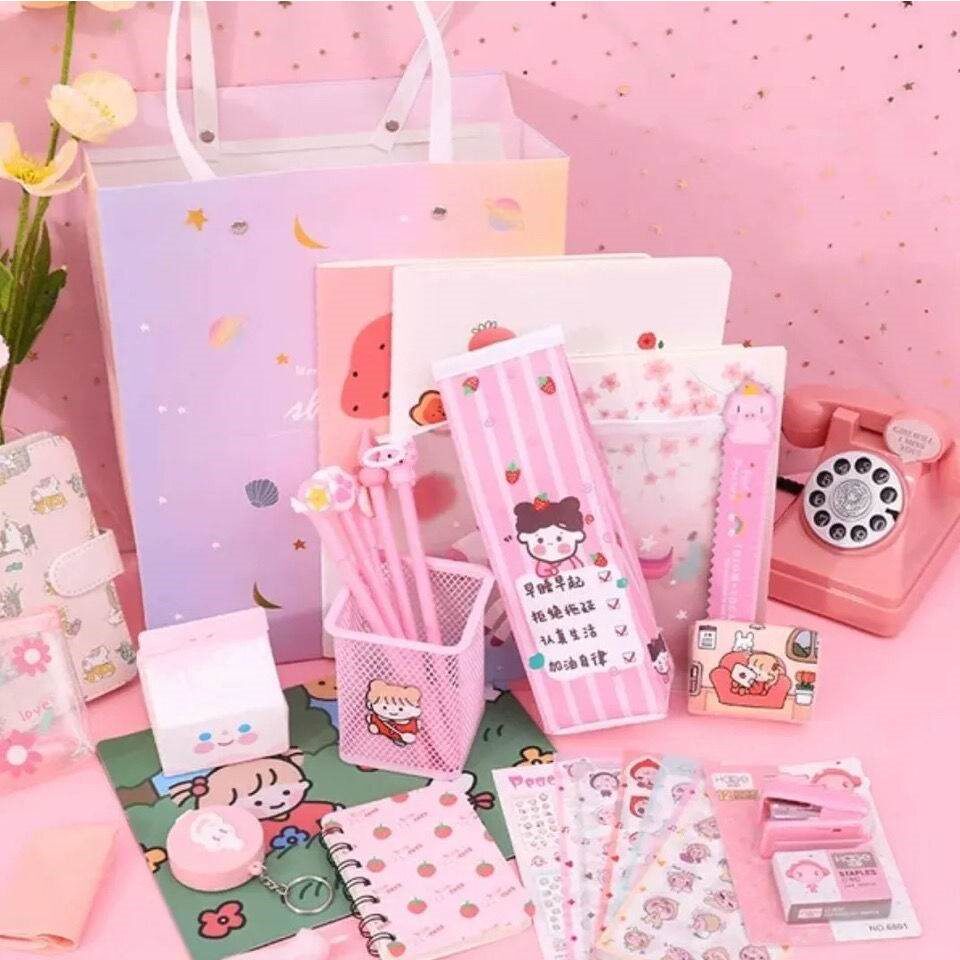 Stationery Blind Box 2021 Net Red New Girl Surprise Blind Bag Stationery Gift Pack Girl Heart Stationery Lucky Bag Daquan