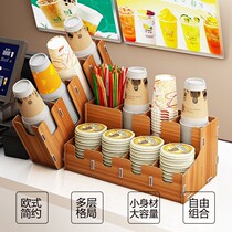 Paper Cup Holder Organizer Milk Tea Cup Storage Net Celebrity Cup Drinking Machine Put Water Cup Beverage Cup Holder Cafe Cup Holder