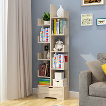 Simple fashion modern floor childrens small bookshelf study bookcase bedroom rack storage rack creative