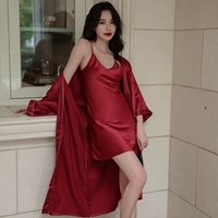 Длинный банный халат, эффект подтяжки