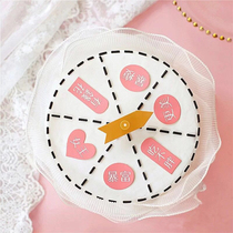 Baking cake decoration Xiaohongshu net red same style wishing big turntable pointer cake plug-in birthday party dress up