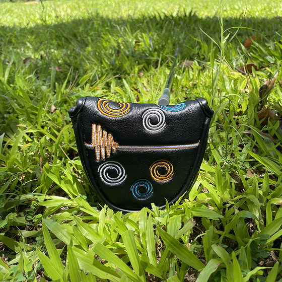 时尚运动推杆套 高尔夫球杆套保护套 大小半圆1字L型推杆套杆头套