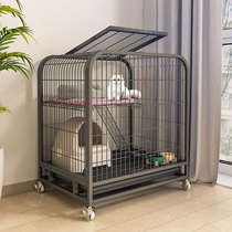Cat Cage Small Isolated Infant Cat Double House Two Floors Home Breeding Cat House Villa Cat Dog Bib Thicker